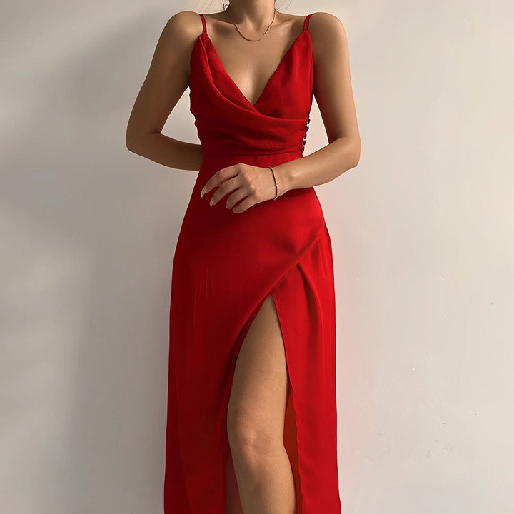 Alice | Elegante Lange Jurk voor de Zomer | Verfijning & Lichtheid