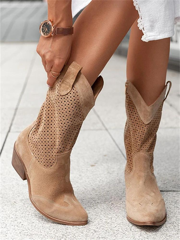 Josiane | Stijlvolle, trendy cowboylaarzen voor dames