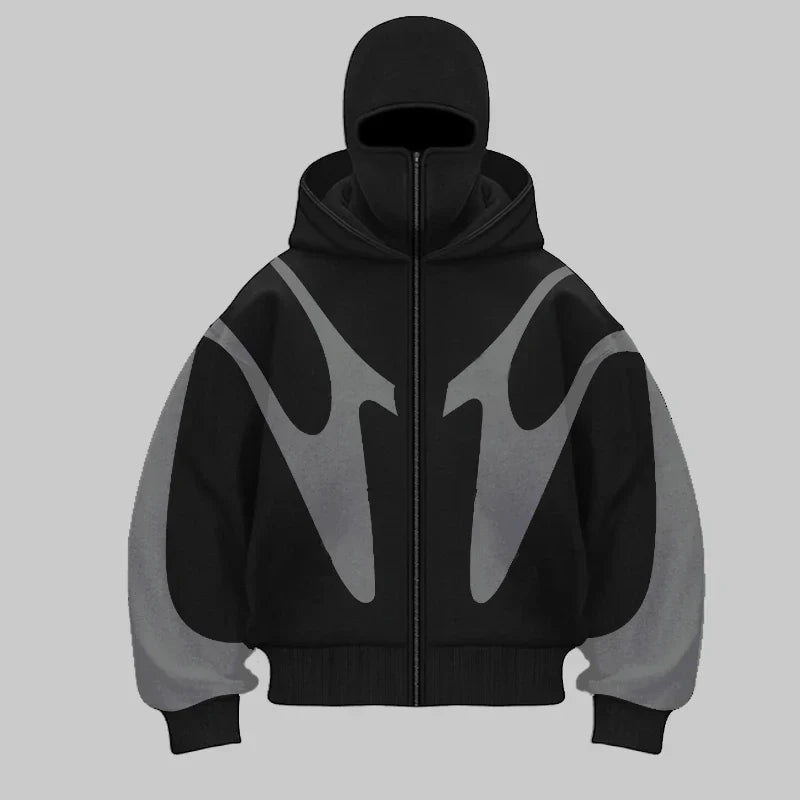 Deadzone hoodie met bivakmuts | Opvallend ontwerp en totale bescherming
