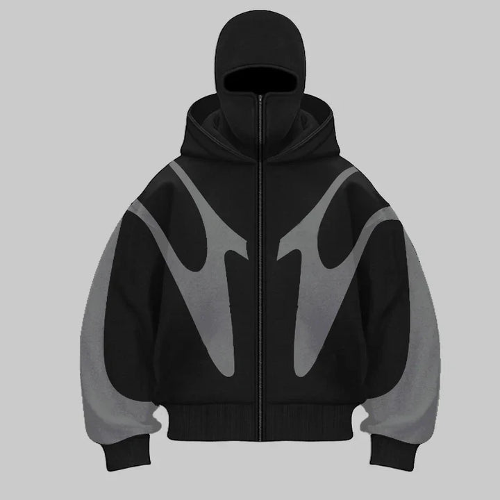 Deadzone hoodie met bivakmuts | Opvallend ontwerp en totale bescherming