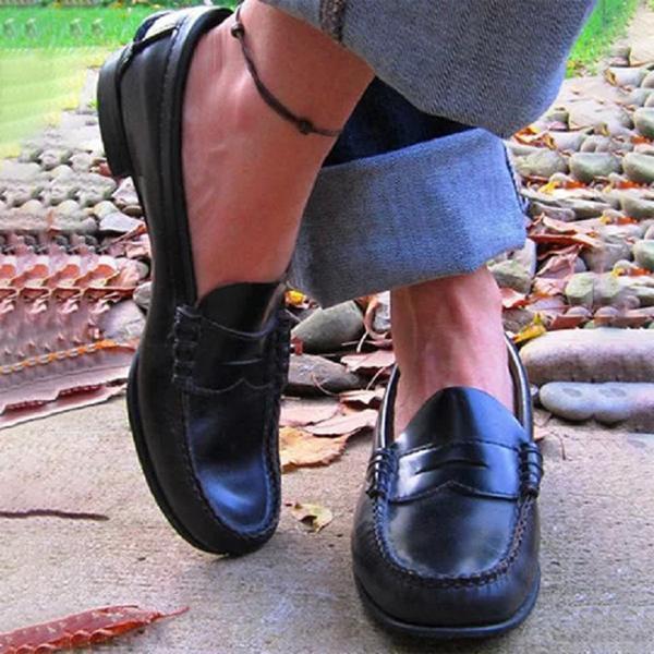 Malina Orthopedische Schoenen voor Dames | Hoogwaardige Leren Mocassins met Geheugenfoam Zool