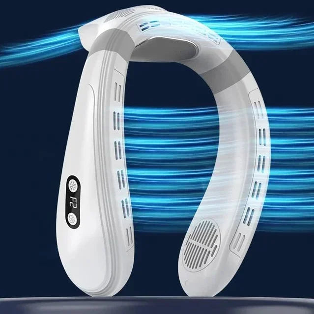 Arion Draagbare Nekventilator | Bladloos, Oplaadbaar & Koelende Halsairco voor Buiten