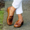 Malina Orthopedische Schoenen voor Dames | Hoogwaardige Leren Mocassins met Geheugenfoam Zool