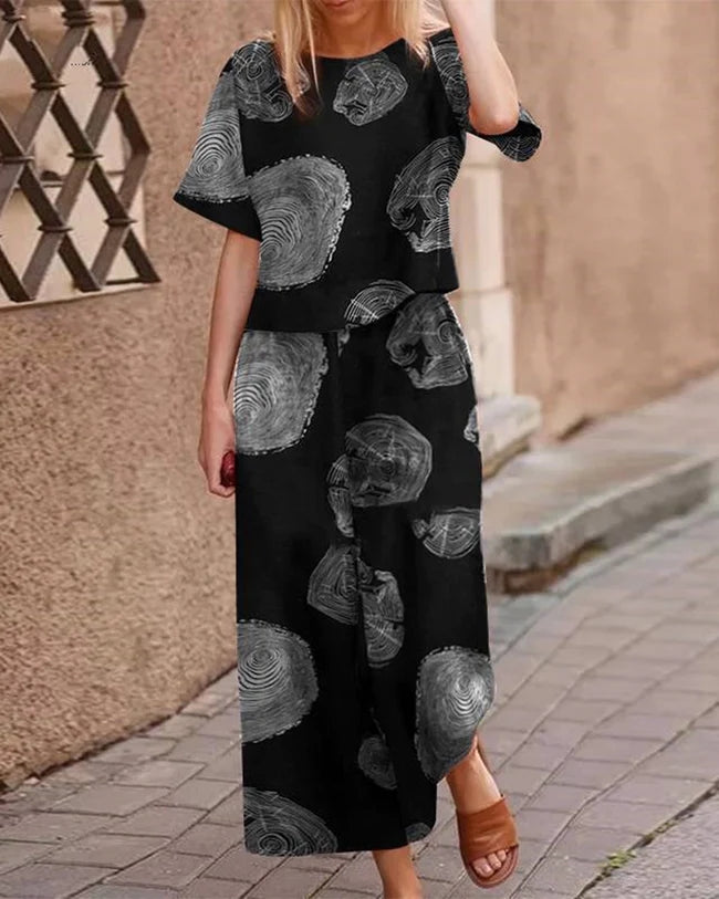 Lichtgewicht set met top en broek | Linnen | Fris en comfortabel