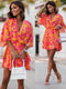 Noelia dames mini jurk met V-hals Luchtig, comfortabel & veelzijdig voor zomerse looks