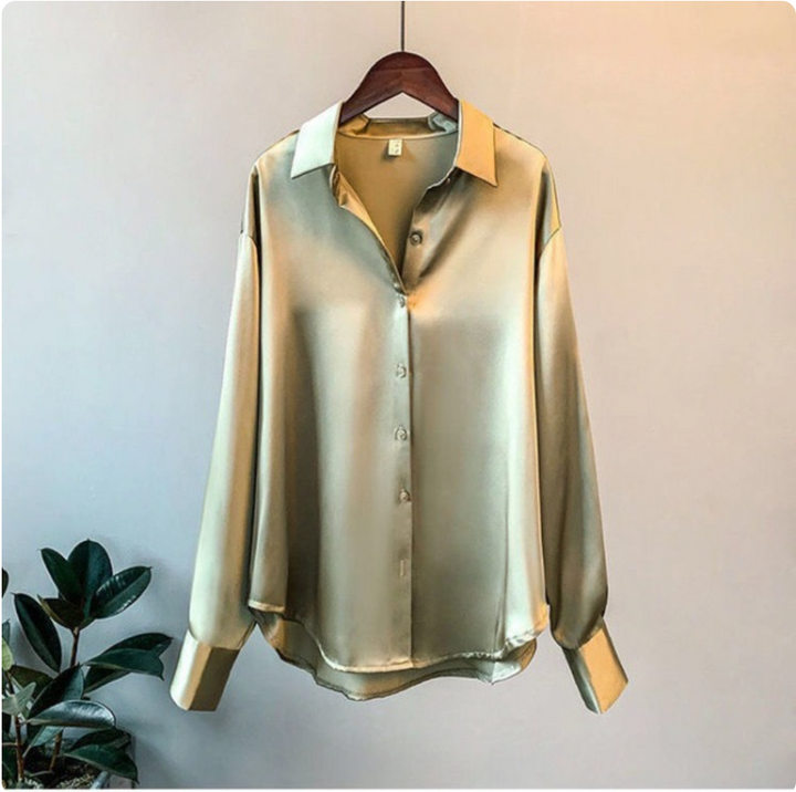 Alice - Elegante satijnen blouse