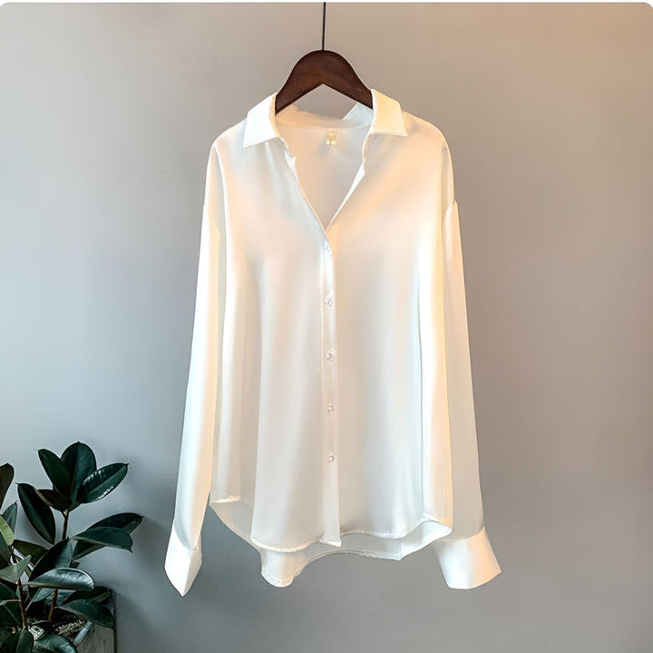Alice - Elegante satijnen blouse