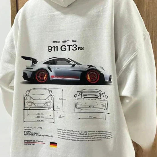 Jace Oversized Racing Sweatshirt | Voor autofans met unieke details