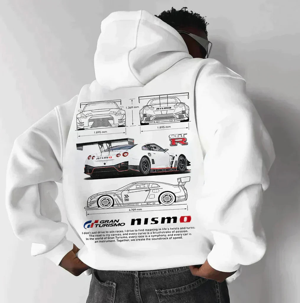 Jace Oversized Racing Sweatshirt | Voor autofans met unieke details