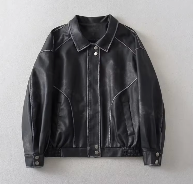 LORENA – Koreaanse vintage leren jas