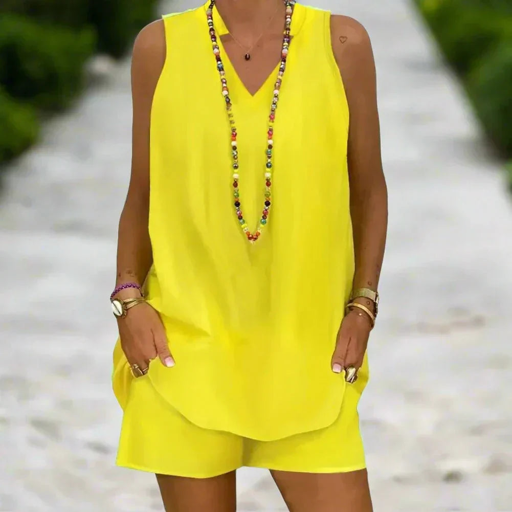 Zomerset voor dames | Lichte en elegante outfit voor warme dagen met een luchtige snit