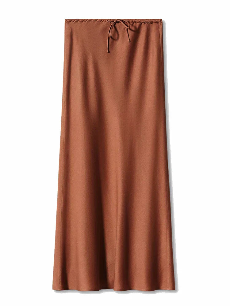 Laure | Luxe Satijnen Rok - Elegantie en Comfort voor Elke Gelegenheid