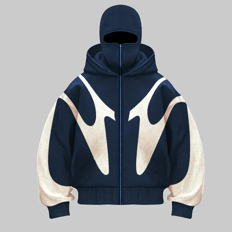 Deadzone hoodie met bivakmuts | Opvallend ontwerp en totale bescherming