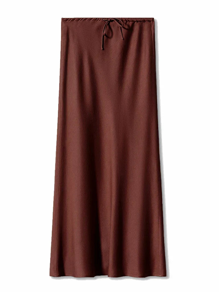 Laure | Luxe Satijnen Rok - Elegantie en Comfort voor Elke Gelegenheid