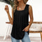 Solina Mouwloze Top Dames | Elegante Vierkante Hals | Katoen | Casual & Chique Look