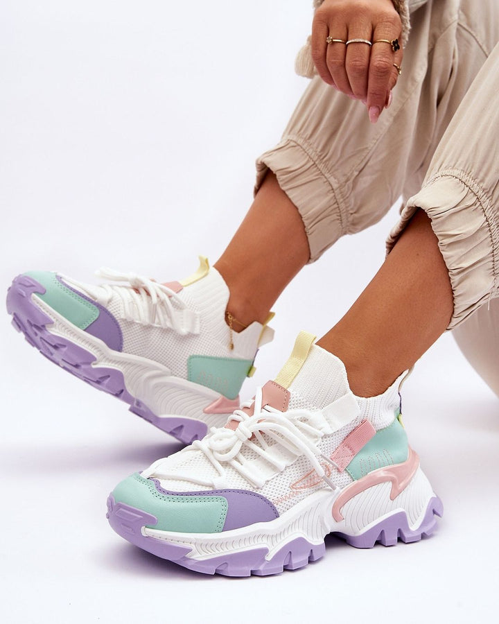 Djana Paarse Sneaker