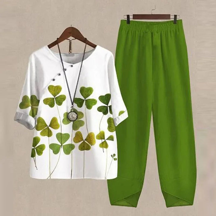 Trendy Bedrukte Outfit - Stijlvolle en Comfortabele Kleding voor Elke Gelegenheid