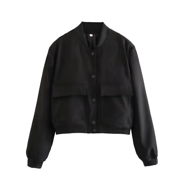Violet | Trendy Bomberjacket