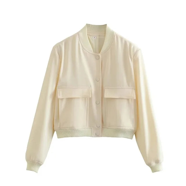 Violet | Trendy Bomberjacket