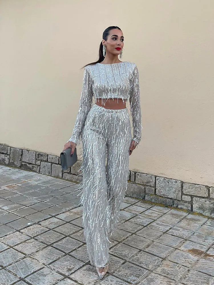 Elara | Sequin set met comfort en elegantie