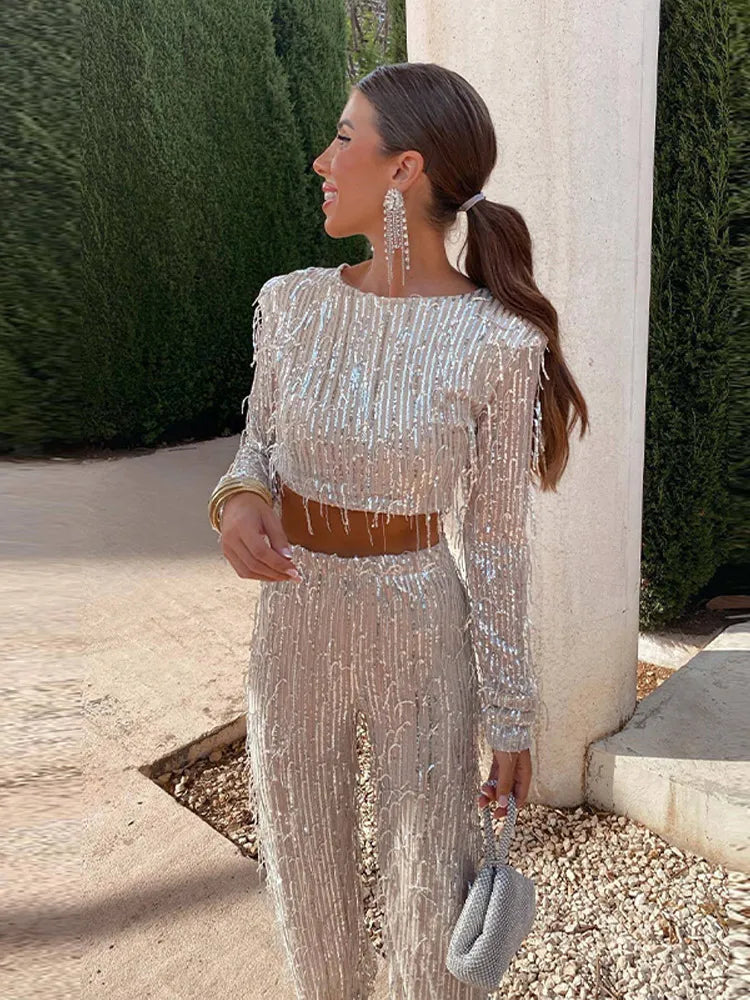 Elara | Sequin set met comfort en elegantie