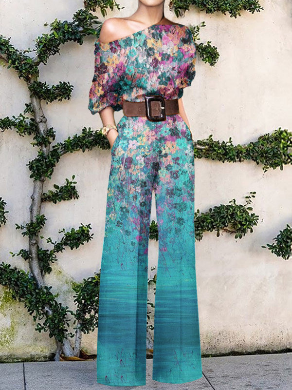 Chanine jumpsuit voor dames Luchtig model en vrouwelijk silhouet voor lente & zomer