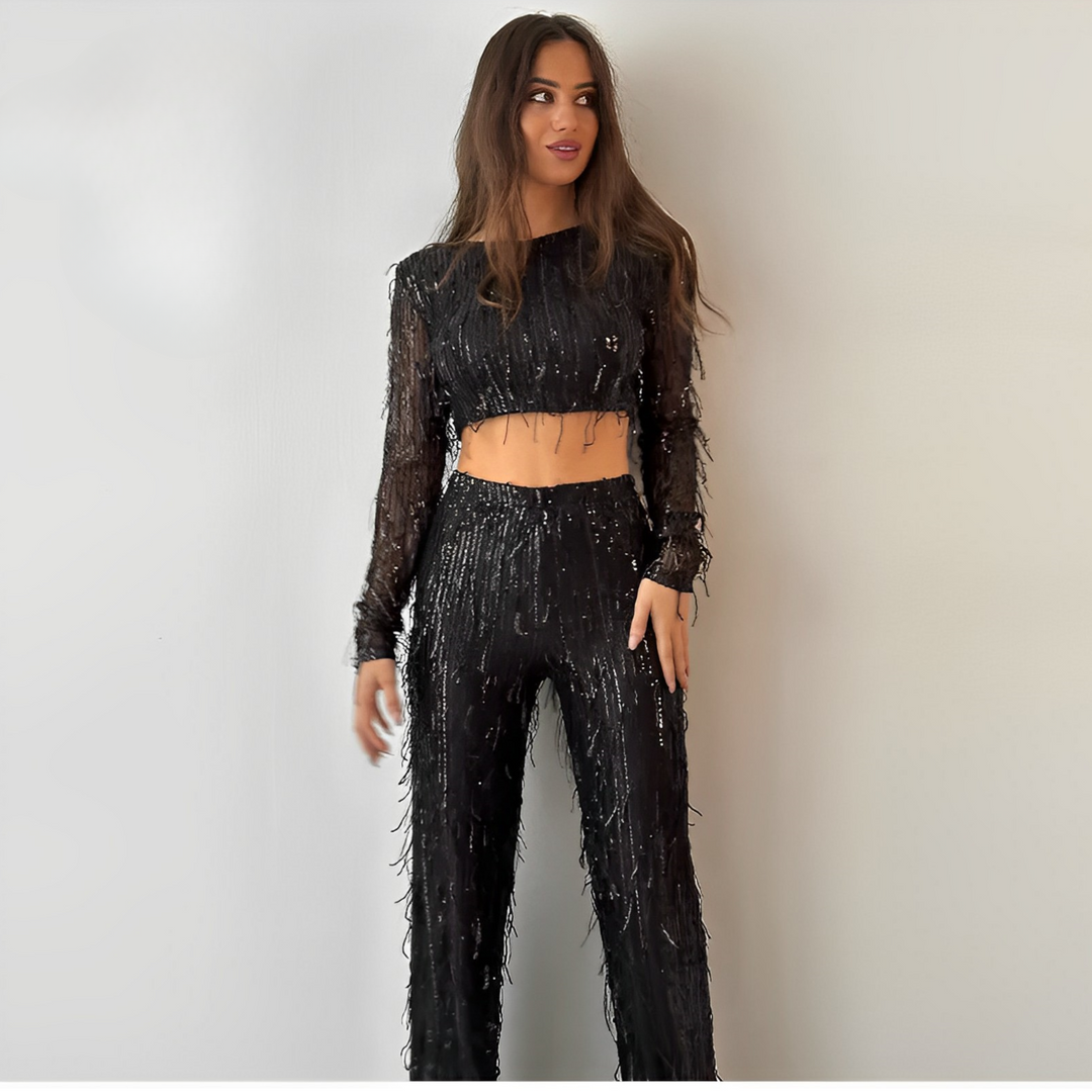 Elara | Sequin set met comfort en elegantie