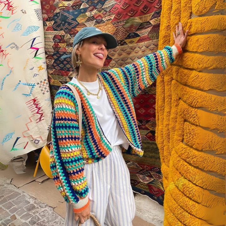 Daria Handgemaakt gehaakt vest voor dames | Bohemian Chic & Natuurlijke Elegantie