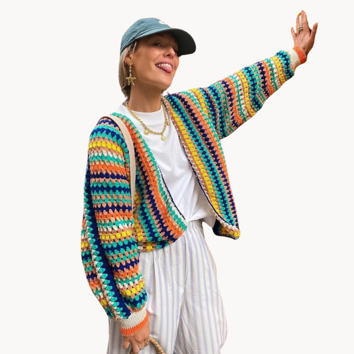 Daria Handgemaakt gehaakt vest voor dames | Bohemian Chic & Natuurlijke Elegantie