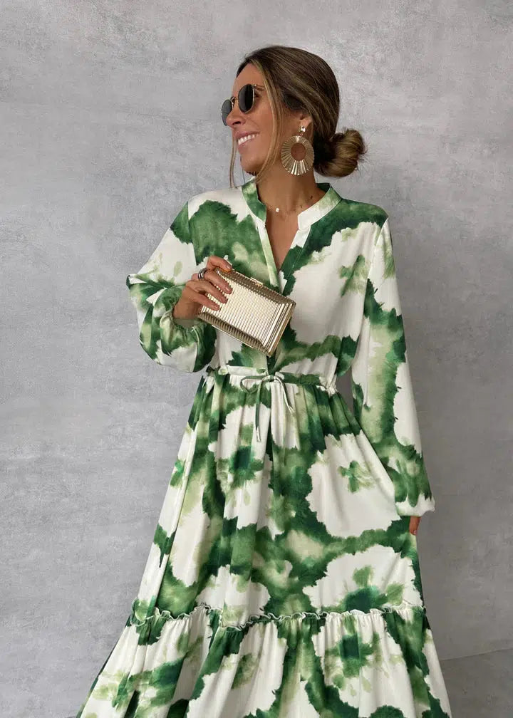 Celina Tijdloze Maxi Dress | Klassieke Elegantie en Veelzijdigheid