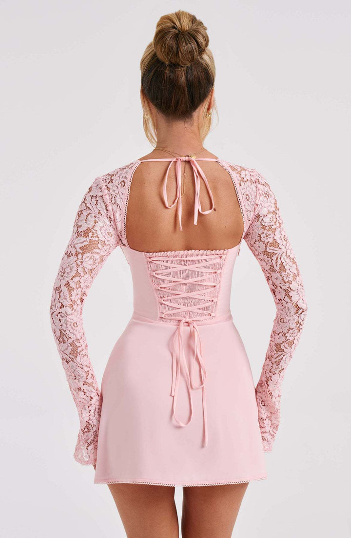 Vogue Elegante Kanten Mini Jurk | Perfect voor Speciale Gelegenheden en Chique Uitjes