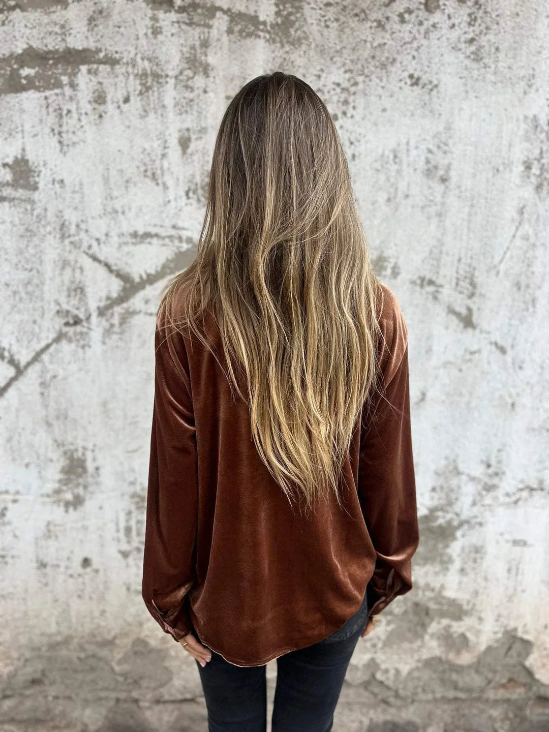 Karla - Luxueus Fluwelen Overhemd