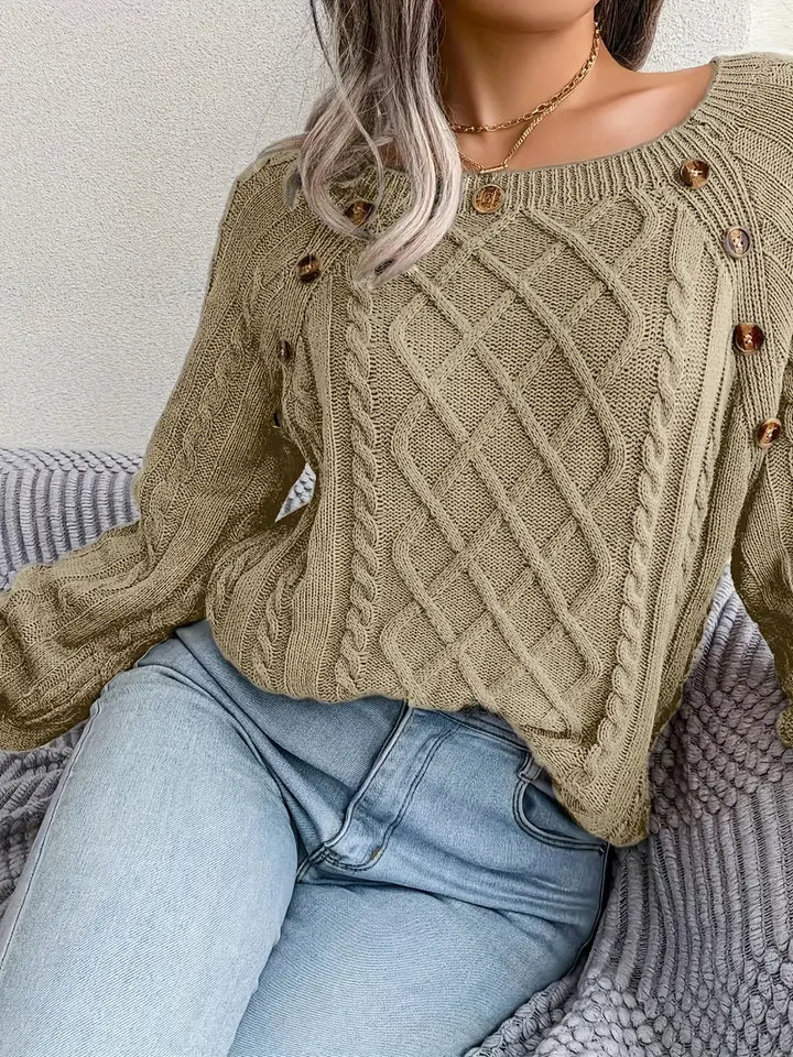 Aldara | Elegante Trui voor Dames, Veelzijdig en Comfortabel, Verfijnd Ontwerp voor Elegantie Elke Dag