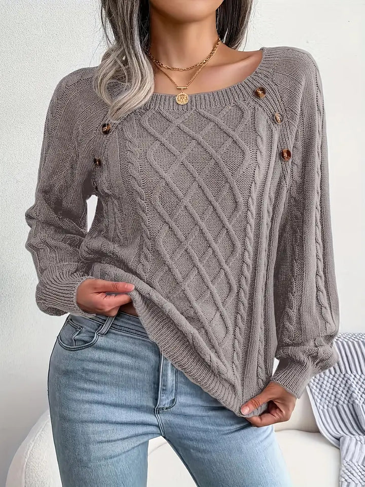 Aldara | Elegante Trui voor Dames, Veelzijdig en Comfortabel, Verfijnd Ontwerp voor Elegantie Elke Dag