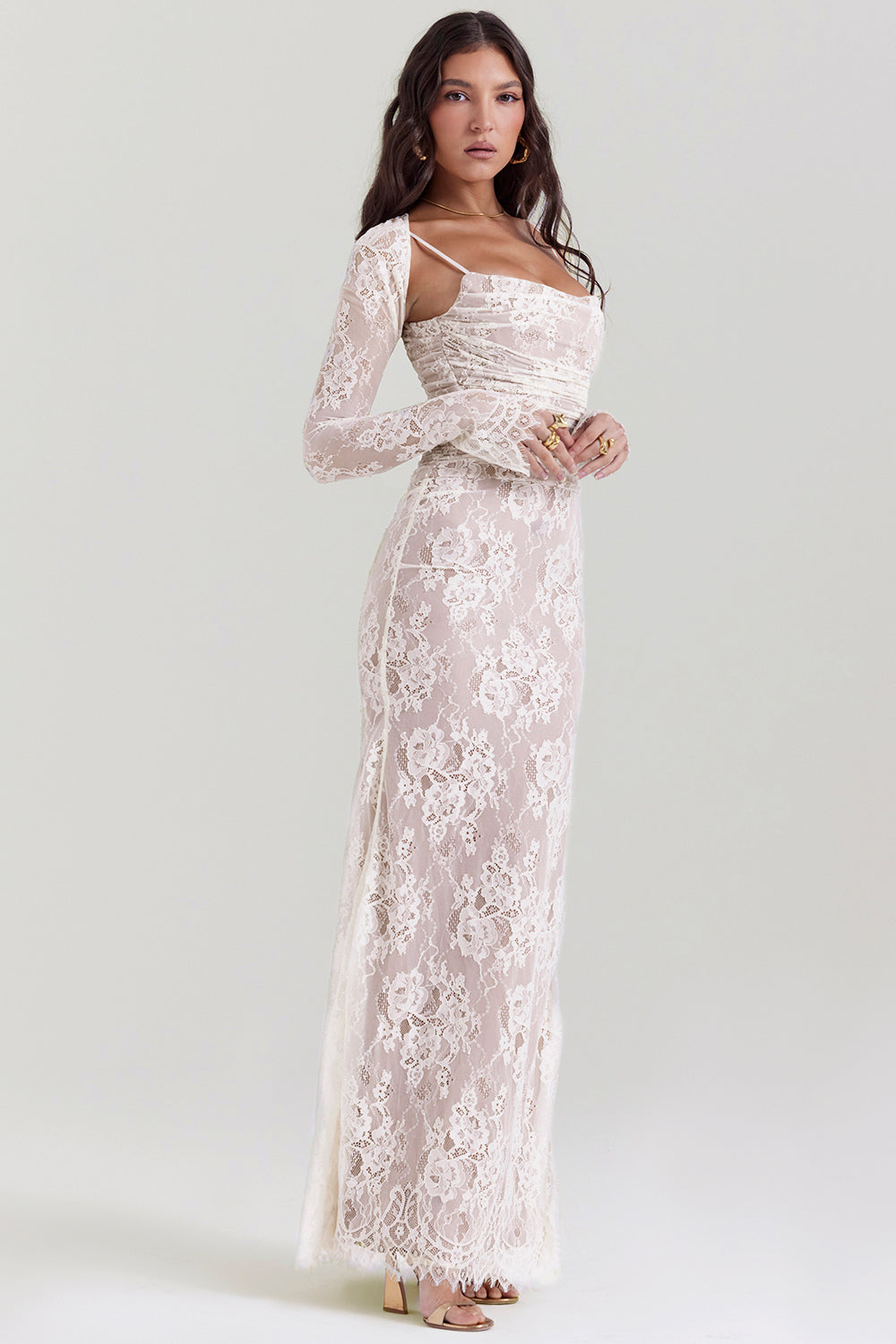 Alba Lange jurk voor vrouwen | Elegante stijl & vloeiende stof