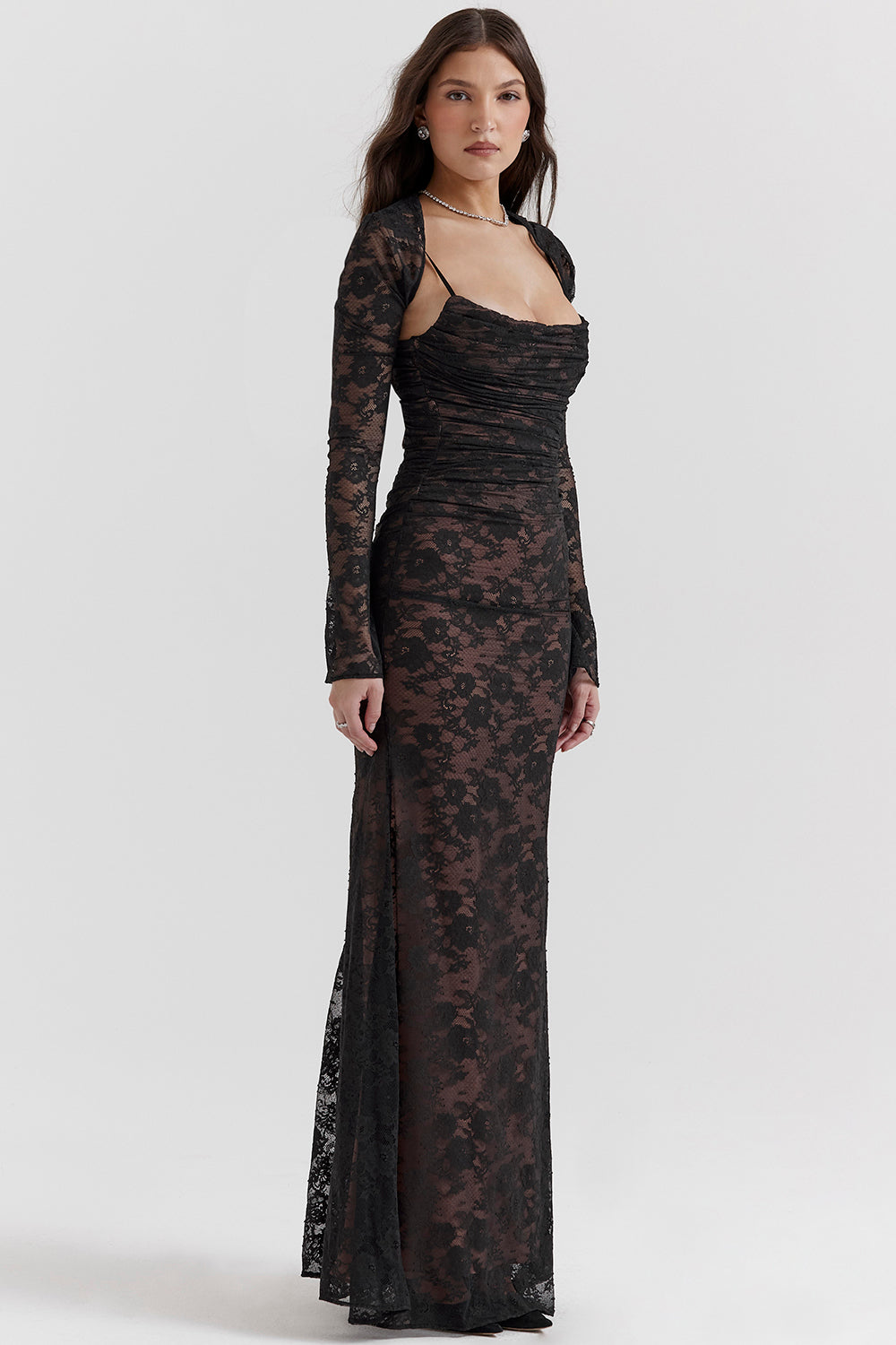 Alba Lange jurk voor vrouwen | Elegante stijl & vloeiende stof