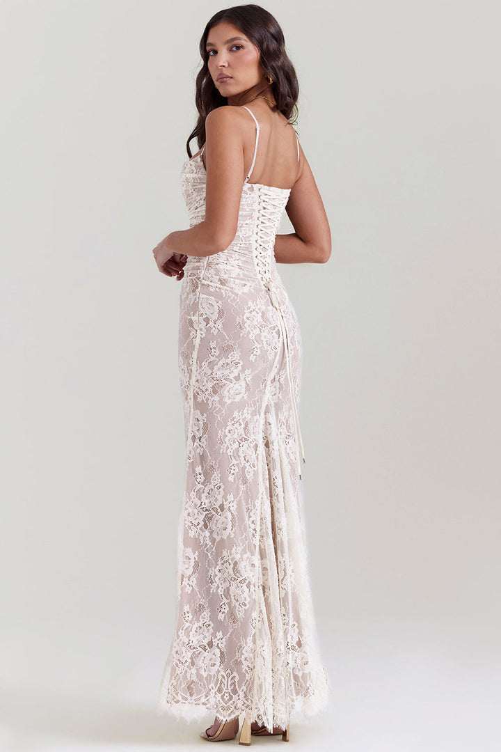 Alba Lange jurk voor vrouwen | Elegante stijl & vloeiende stof