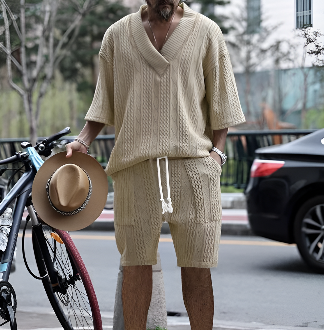 Comfy Boho Duo | Oversized Herenset met Relaxed Fit