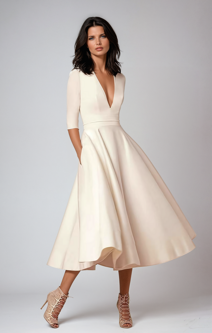 Faye 60's Vintage Trapeze Jurk | Elegantie & Retro Charme