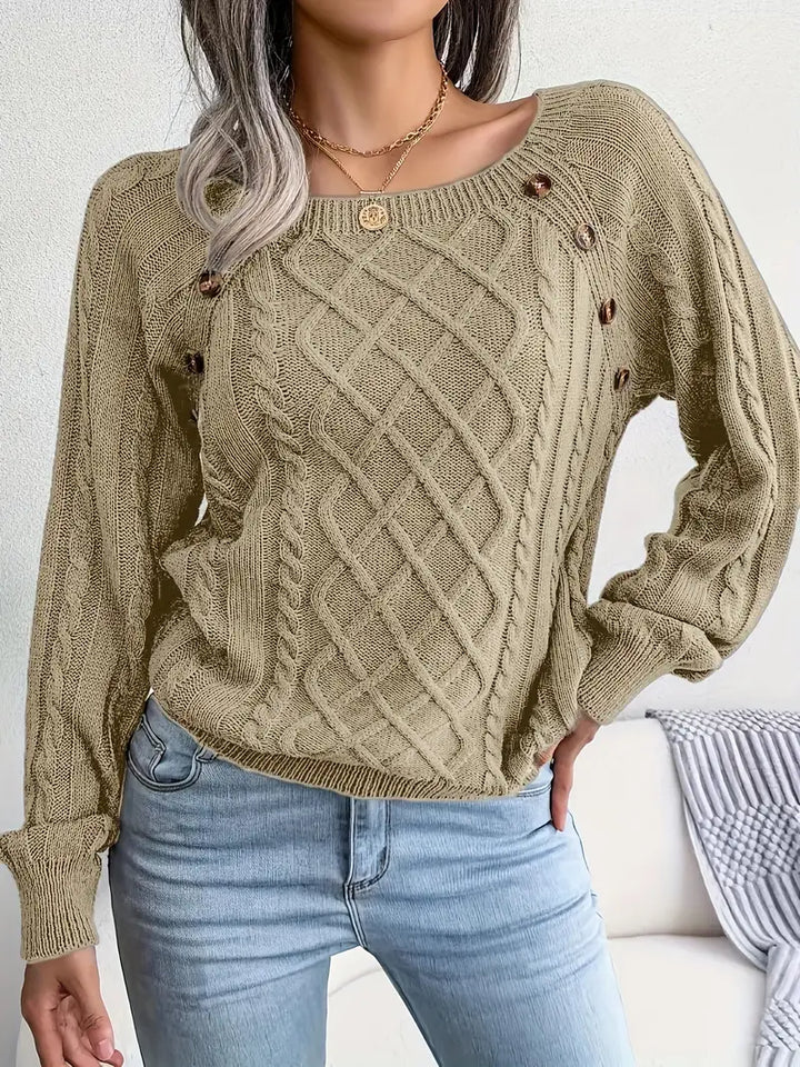 Aldara | Elegante Trui voor Dames, Veelzijdig en Comfortabel, Verfijnd Ontwerp voor Elegantie Elke Dag