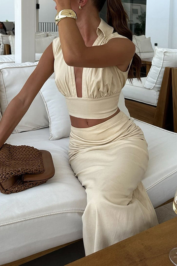 Medewerking Set Dames | Minimalistisch Design & Comfortabele Pasvorm | Elegante Beige Look