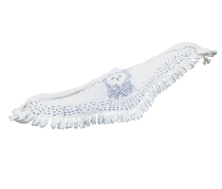 SnowOwl Unieke Uil Sjaal | Elegantie en Originaliteit voor Alle Seizoenen