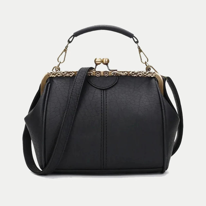 Coby | Klassieke handtas met clipsluiting voor dames - tijdloos, elegant & luxueus