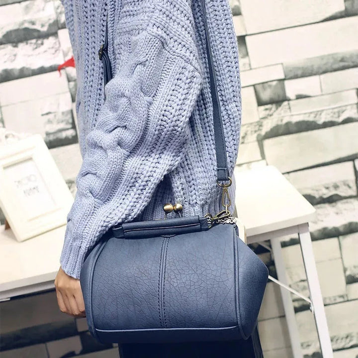 Coby | Klassieke handtas met clipsluiting voor dames - tijdloos, elegant & luxueus