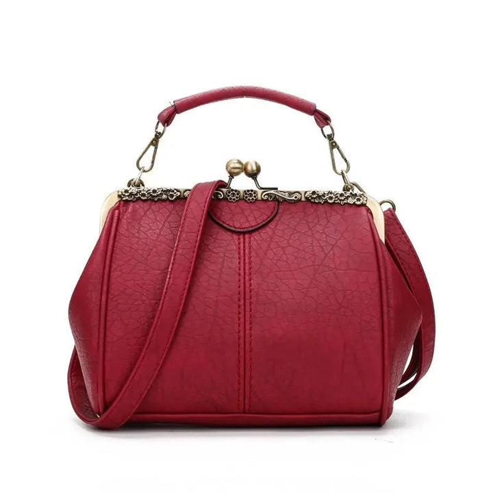 Coby | Klassieke handtas met clipsluiting voor dames - tijdloos, elegant & luxueus