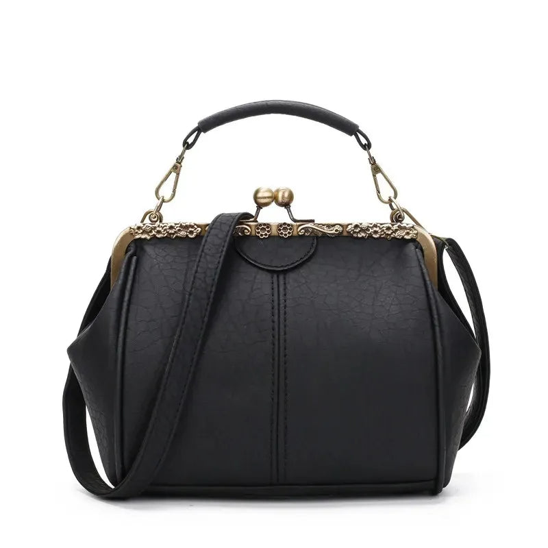 Coby | Klassieke handtas met clipsluiting voor dames - tijdloos, elegant & luxueus
