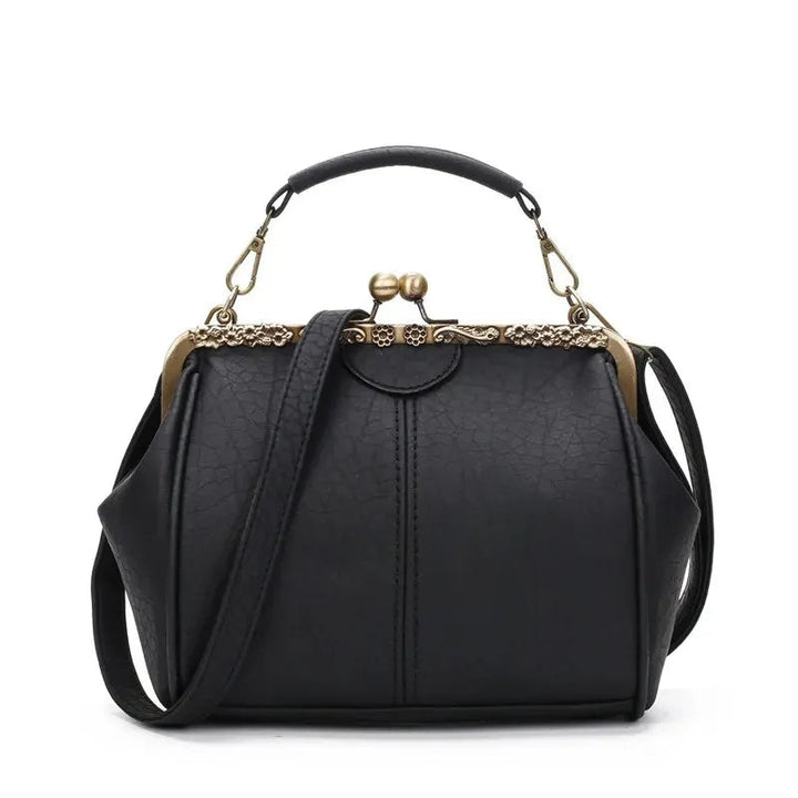 Coby | Klassieke handtas met clipsluiting voor dames - tijdloos, elegant & luxueus