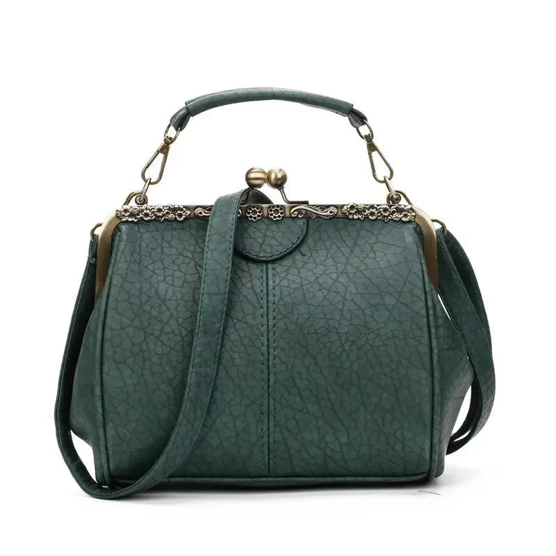 Coby | Klassieke handtas met clipsluiting voor dames - tijdloos, elegant & luxueus