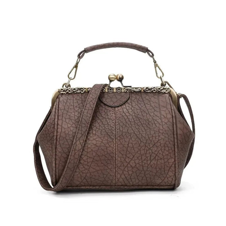 Coby | Klassieke handtas met clipsluiting voor dames - tijdloos, elegant & luxueus
