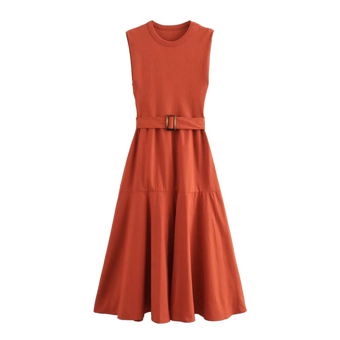 Ditta | Casual zomerjurk voor vrouwen met riem - luchtig, modieus & comfortabel